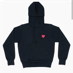 Comme des Garçons Play Heart-patch hoodie size small
